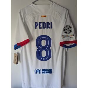 Barcelona Pedri 2023/24 Away Nike ADV Jersey XL NWT UCL Patched